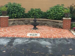 Brick Paver Patio After